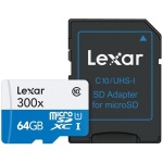 Karta LEXAR SDHC 64GB x300 z Adapterem SD