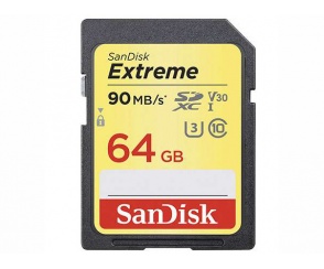 KARTA SANDISK EXTREME SDXC 64 GB UHS-I 90 MB/s 600X