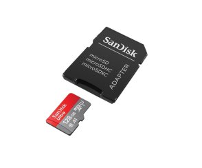 KARTA SANDISK ULTRA ANDROID microSDXC 128 GB 140MBs A1 Cl.10 UHS-I   ADAPTER SDSQUAB-128G-GN6M