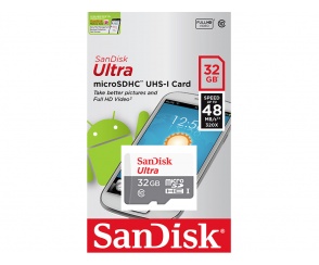 KARTA SanDisk Ultra microSDHC 32GB 48MB/s Class 10 UHS-I 