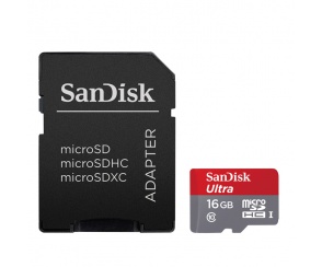 KARTA SanDisk Ultra microSDHC 16GB 48MB/s Class 10 UHS-I 