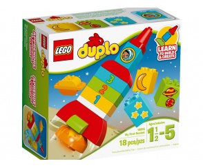 KLOCKI LEGO DUPLO LEARN TO BUILD & CREATE MOJA PIERWSZA RAKIETA 10815