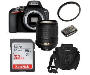 ZESTAW APARAT Nikon D3500 +18-105 VR + AKCESORIA
