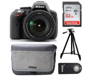ZESTAW Aparat Nikon D5300 +18-140 mm VR + AKCESORIA